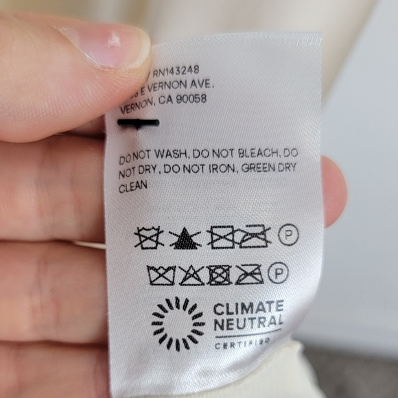 NWT Reformation Annabelle Maxi Silk Dress Fior Di Latte Cowl Scooped Neck 6 - Picture 10 of 12